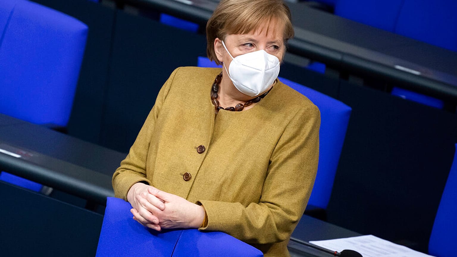 Angela Merkel im Bundestag