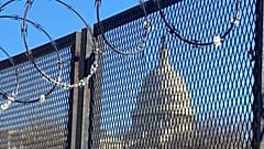 Конгресс США за временным забором 23 января 2021