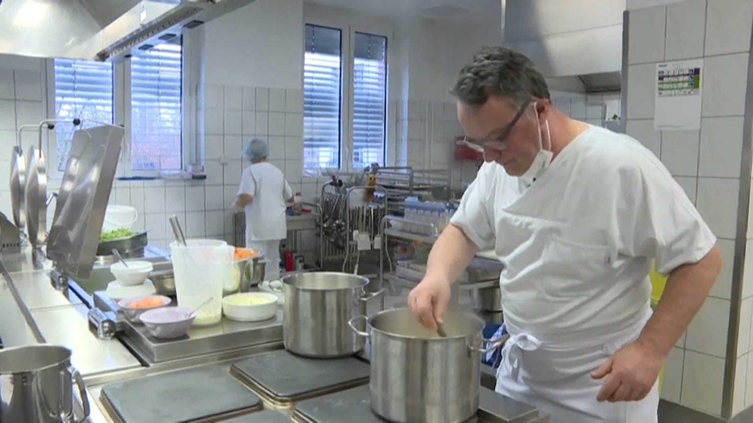 Frühsammer, trabajando en la Clínica Ernst von Bergmann de Bad Belzig