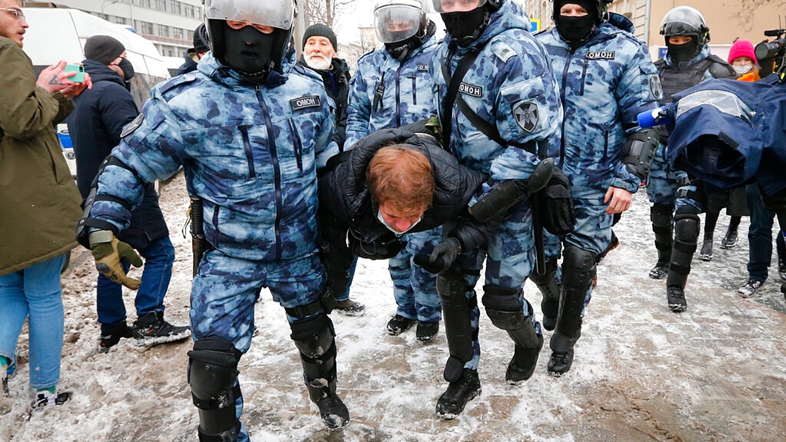 Arrestations en Russie