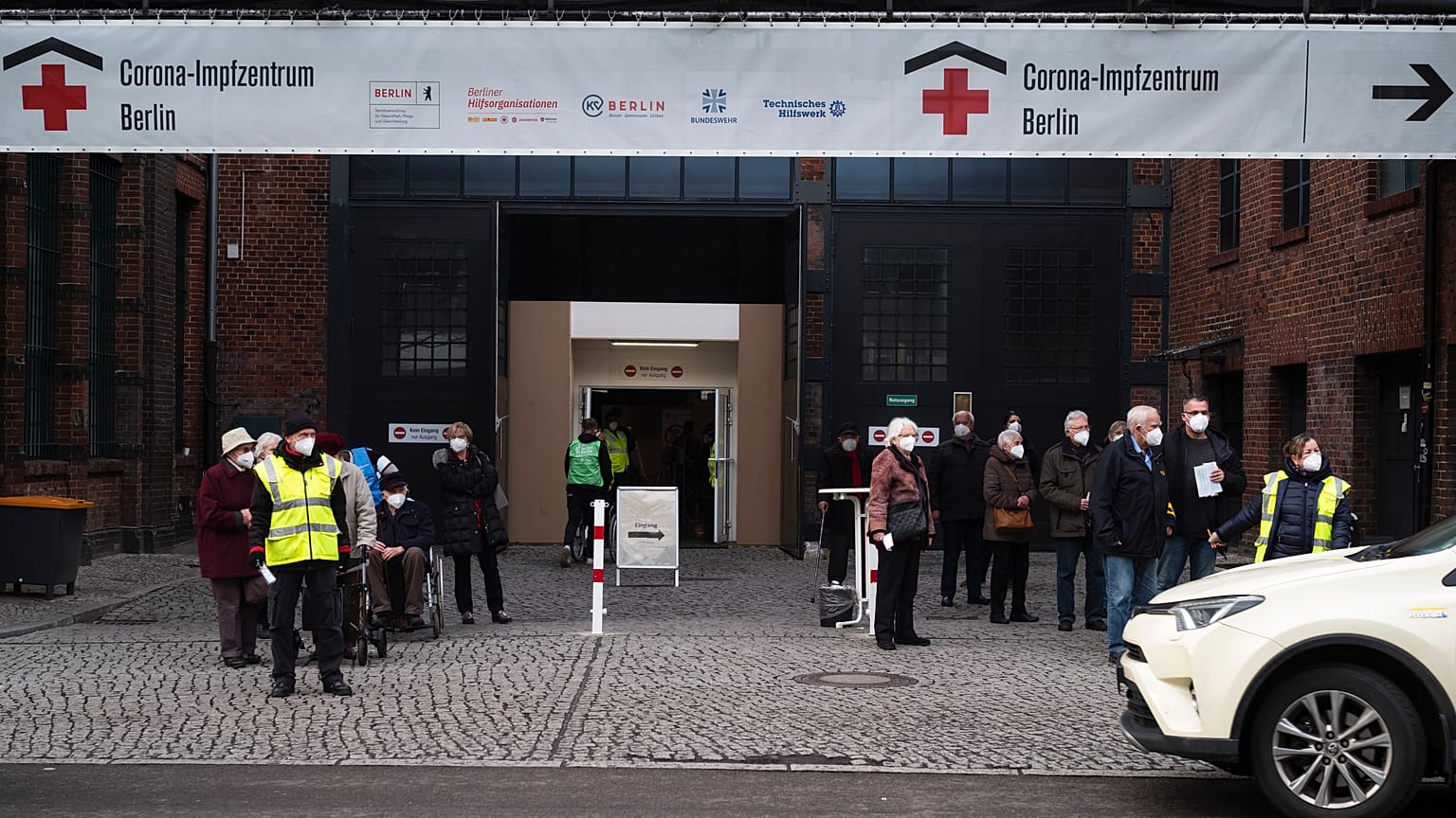 Corona-Impfzentrum in Berlin