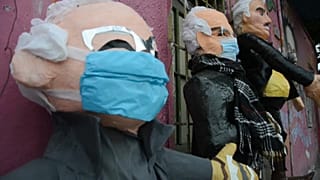 Bernie Sanders ya tiene su piñata