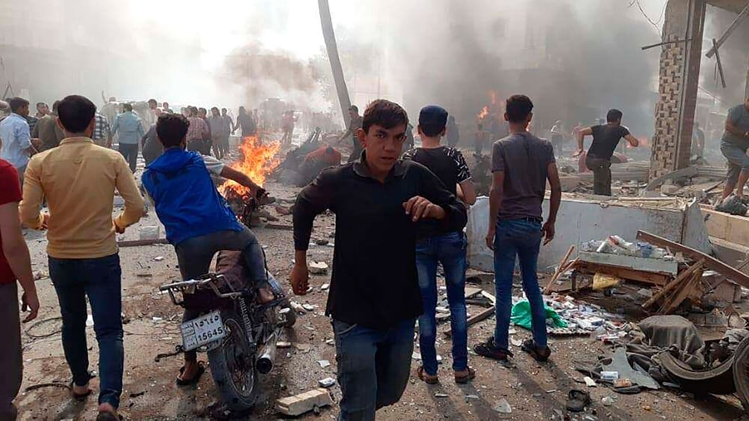 انفجار در الباب، شهر تحت کنترل ترکیه در شمال سوریه