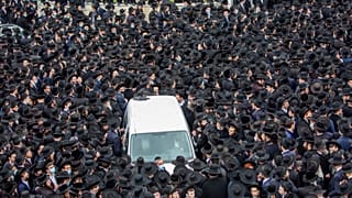 Riesenbegräbnis in Jerusalem