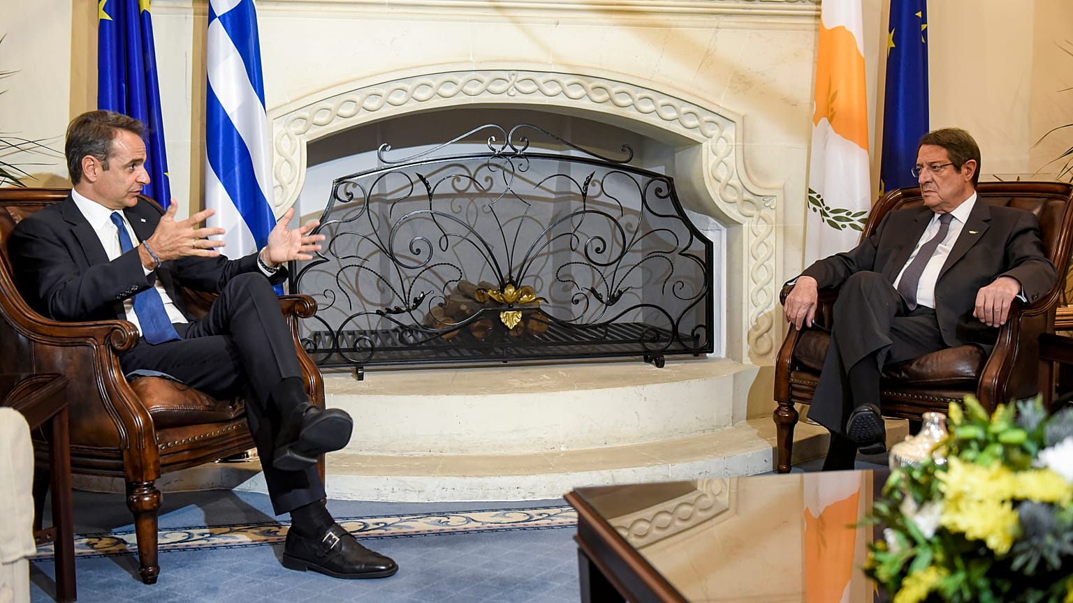 Νίκος Αναστασιάδης και Κυριάκος Μητσοτάκης