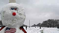 Super-Schneemann auf der National Mall