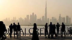 Dubai an einem Freitagabend im Januar 2021