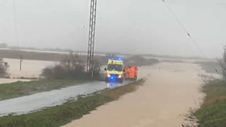 Terribles inundaciones en Alejandrópolis, Grecia