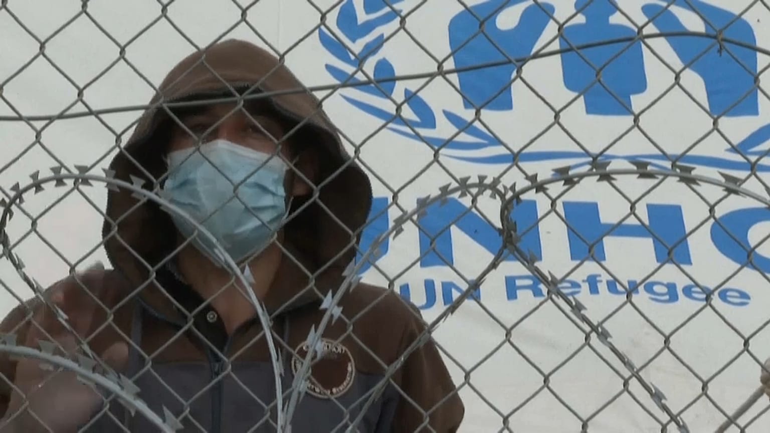 Migrants at Pournara Camp, Cyprus