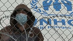 Migrants at Pournara Camp, Cyprus