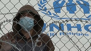 Migrants at Pournara Camp, Cyprus