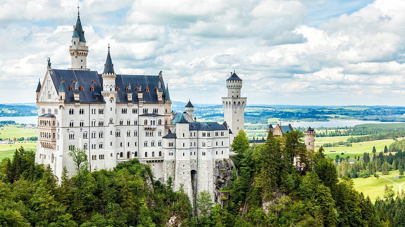 View of Neuschwanstein