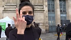Protestos pela cultura em Paris