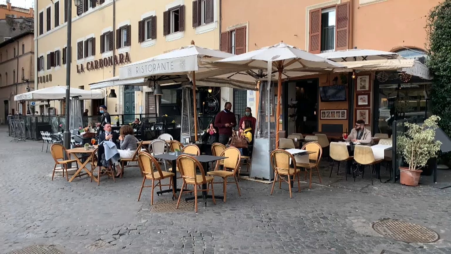 Rome, Milan and Tuscany downgraded to yellow zones 