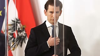Österreichs Bundeskanzler Sebastian Kurz in Wien. 