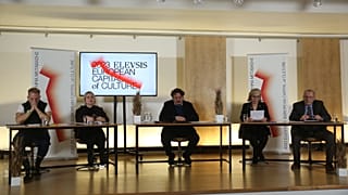 Το πάνελ της διαδικτυακής συνέντευξης τύπου