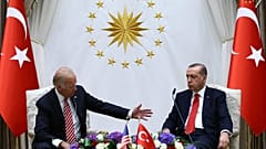 Joe Biden meets with Turkish President Recep Tayyip Erdogan in Ankara in 2016