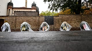 Two people were killed outside a synagogue and kebab shop in October 2019.