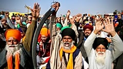 Indian farmers take to the streets to protest against controversial new agricultural laws
