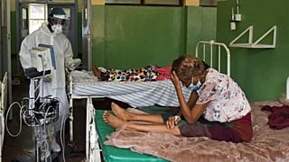 Dans une pièce du "Queen Elizabeth Central Hospital" à Blantyre (Malawi), le 30/01/2021