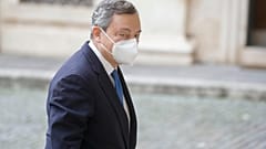 Il presidente del Consiglio incaricato, Mario Draghi