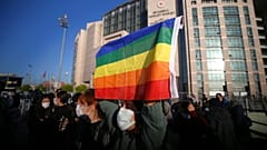 İstanbul Adalet Sarayı önünde protesto