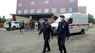 Das Omsker Krankenhaus, in dem Maximischin arbeitete und Nawalny behandelt wurde.