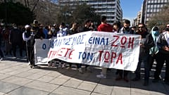Συγκέντρωση αθλητών στο Σύνταγμα 