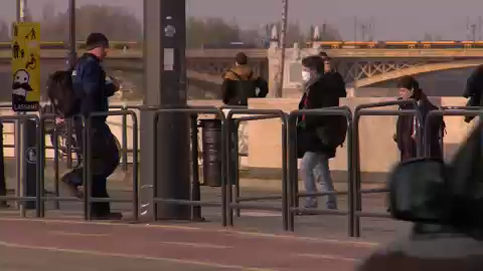 Budapest, Margit-híd, 2021. január