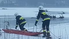 Rettungseinsatz der Feuerwehr