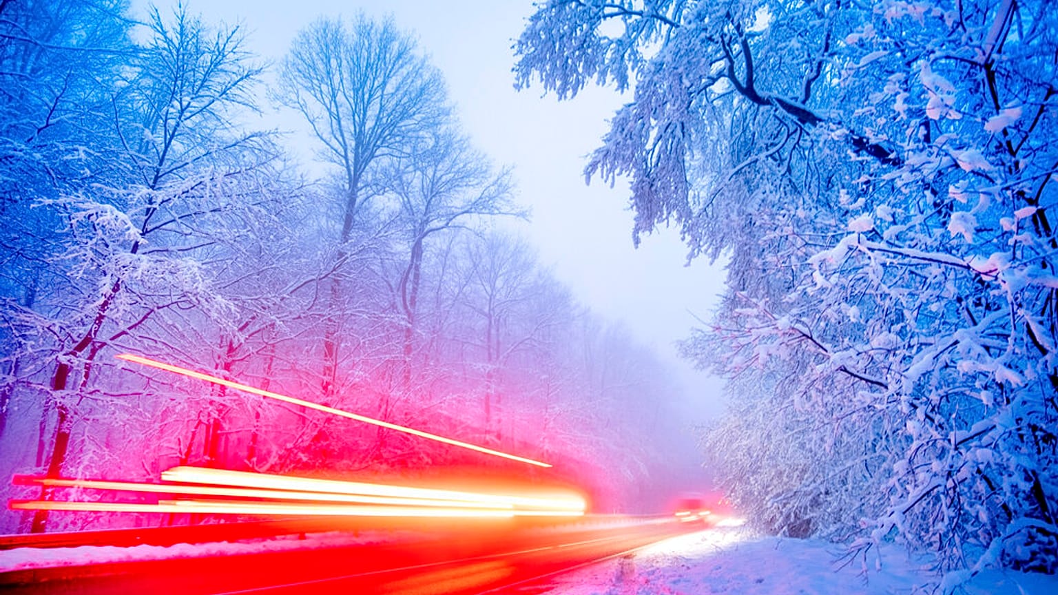 Schnee im Taunus