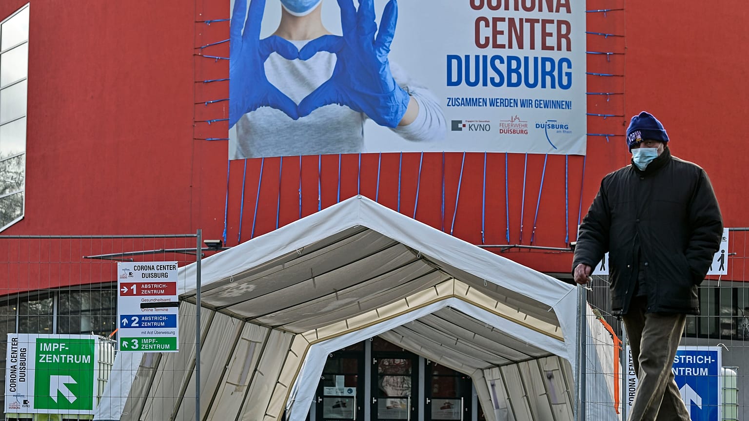 Testzentrum in Duisburg