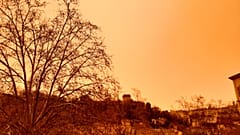 Lyon in Frankreich am Samstagmorgen