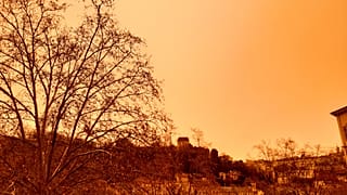 Lyon in Frankreich am Samstagmorgen