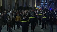 Протест против карантинных мер в Грузии