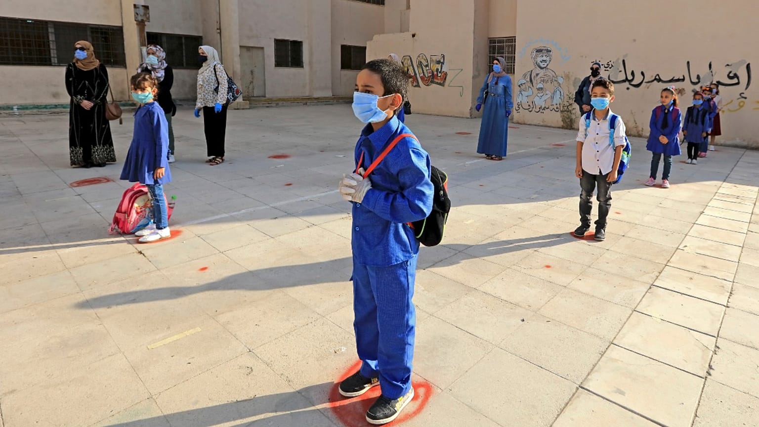 تلاميذ في مدرسة أردنية