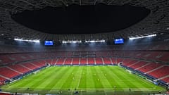 Ferencváros-Barcelona mérkőzés a Puskás Arénában 2020. december 2-án
