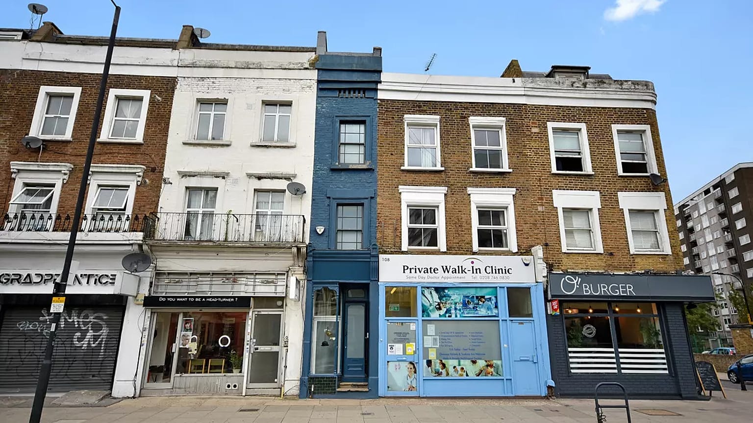 Londra'nın en dar evi