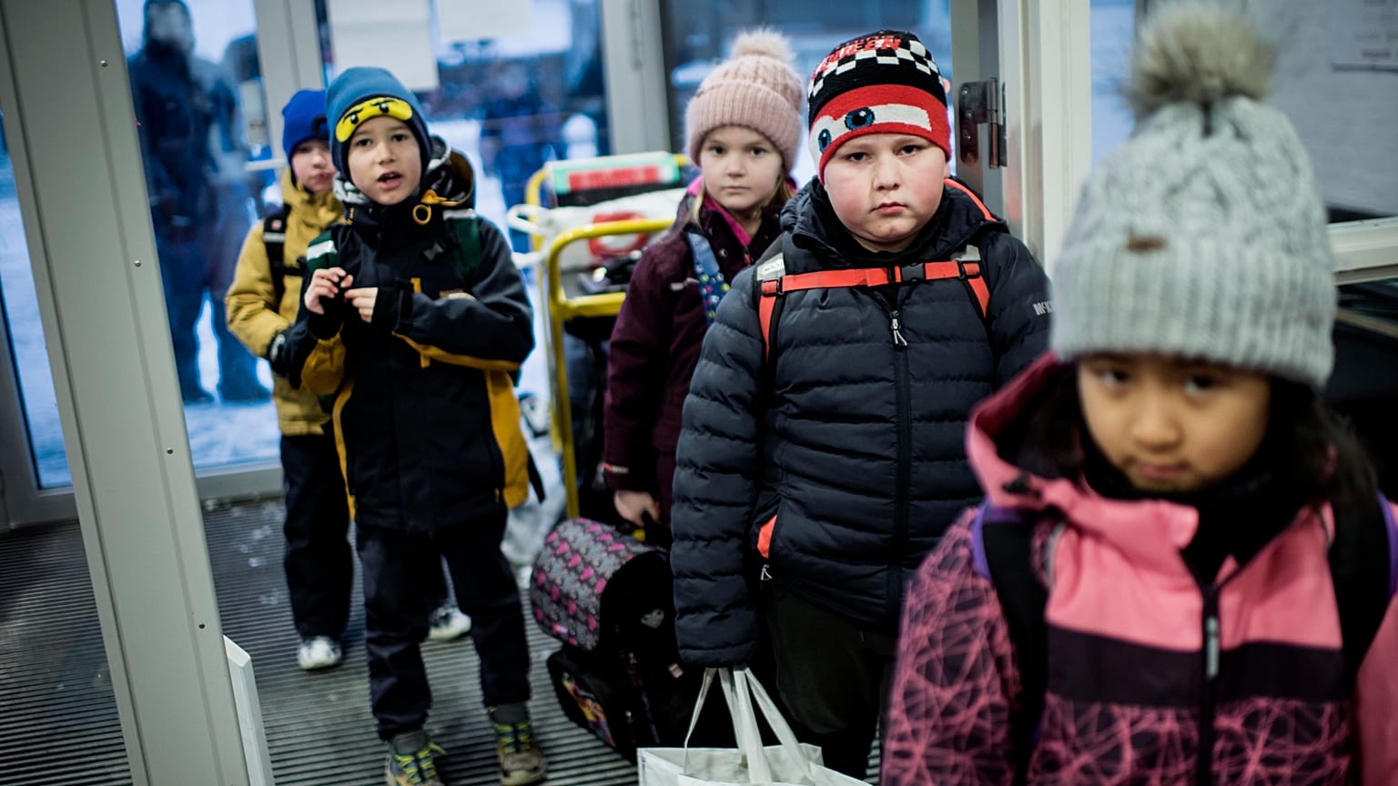 Dänemark: Drittklässler am ersten Schultag 2021