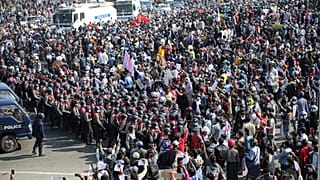 Manifestazioni in Myanmar 
