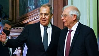 Un momento de la visita. Foto distribuida por el Ministerio ruso de Exteriores