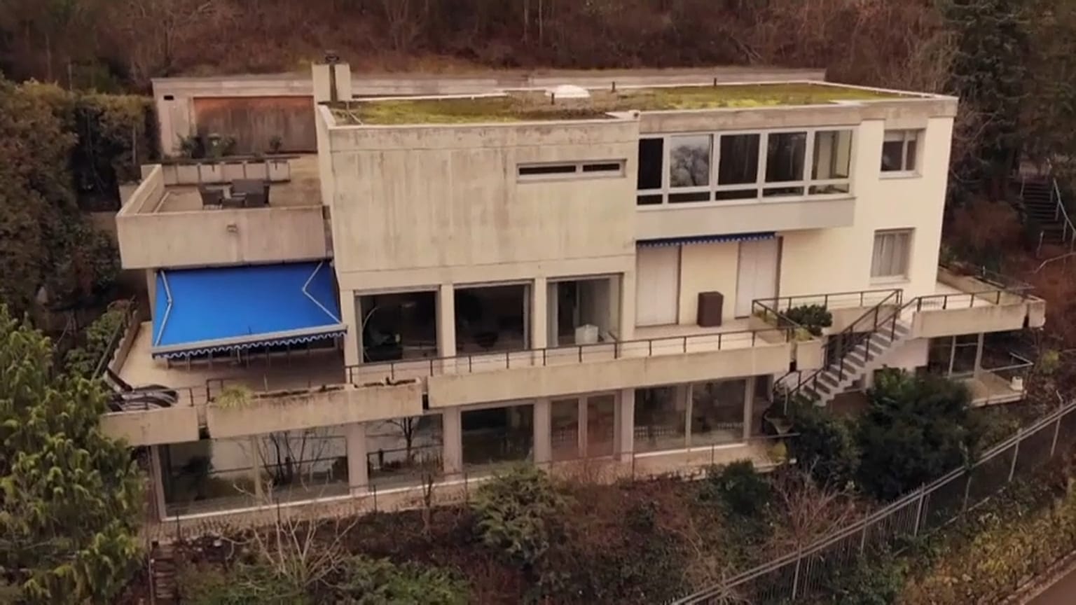 In diesem Ferienhaus am Freiburger Schlossberg hatte sich Nawalny aufgehalten. 