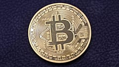 Photo d'illustration : représentation physique d'un bitcoin 