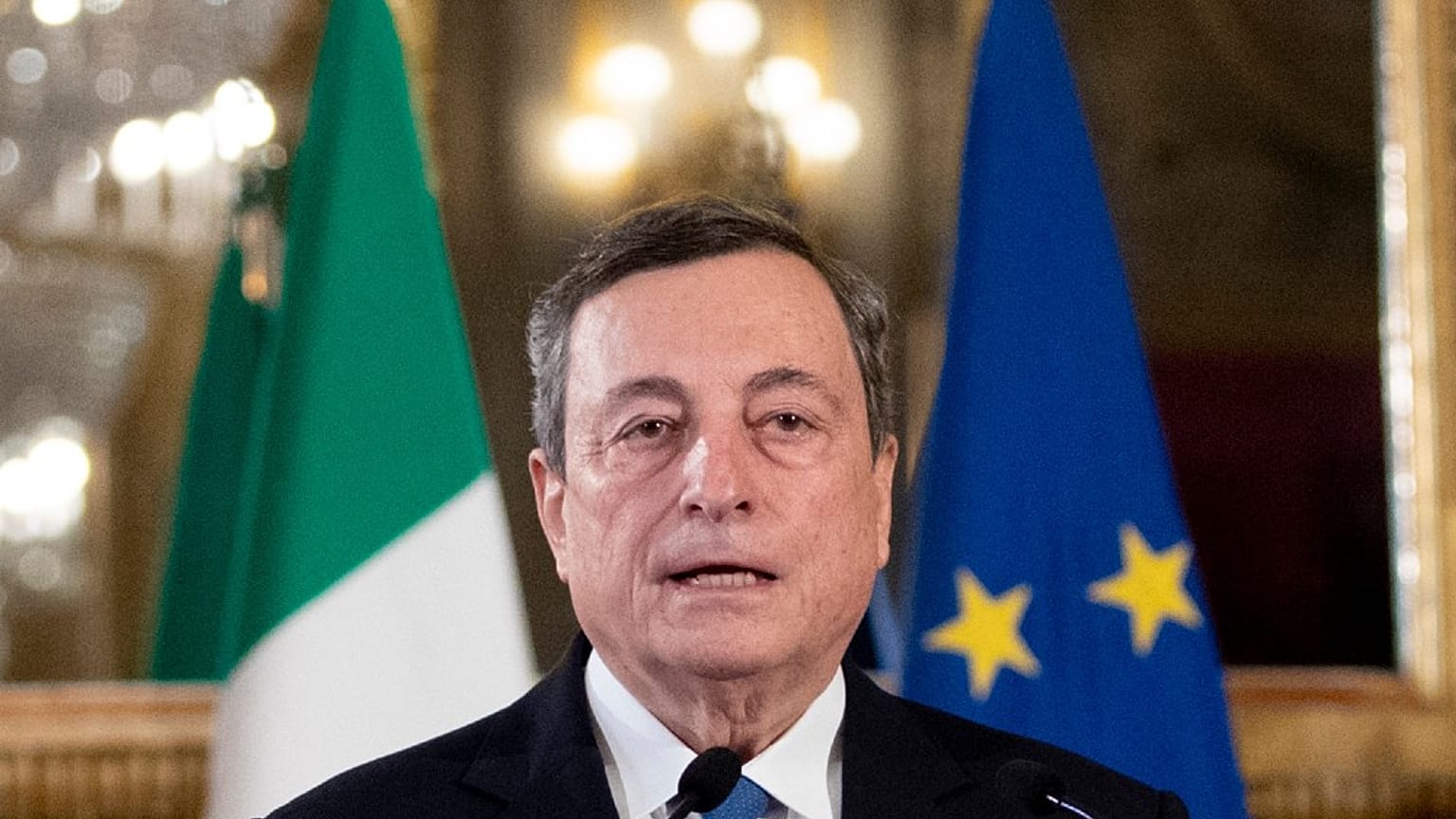 Il premier incaricato Mario Draghi