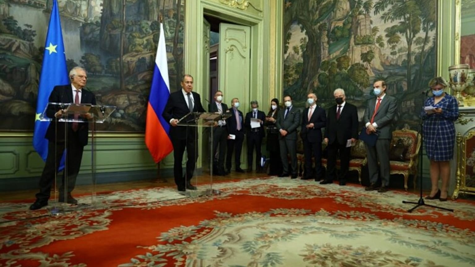 Josep Borrell ve Sergey Lavrov