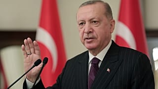 الرئيس التركي رجب طيب أردوغان في انقرة. 2021/01/12