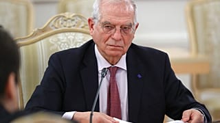 جوزيب بوريل، وزير خارجية الاتحاد الأوروبي خلال اجتماع في موسكو، روسيا.