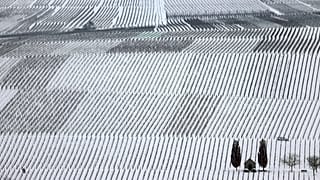 Winter in Deutschland.