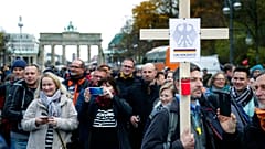 Protest gegen die Corona-Regeln am 18. November 2020 in Berlin