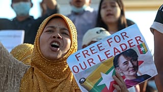 ميانمار مظاهرات